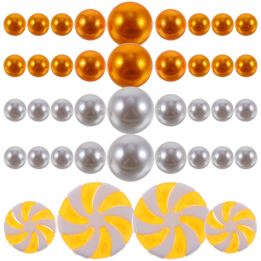 2 Sets Christmas Floating Charms Vase Filler Acrylic Candles-image-OPC-PKCJBYP-NEW