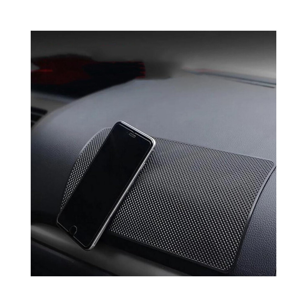 Car Dashboard Anti-Slip Mat, 1 Pcs Pvc Non-Slip Grid Pad For Mobile Phone, Gps, Key, Coin Holder, Universal Fit 6447073485909