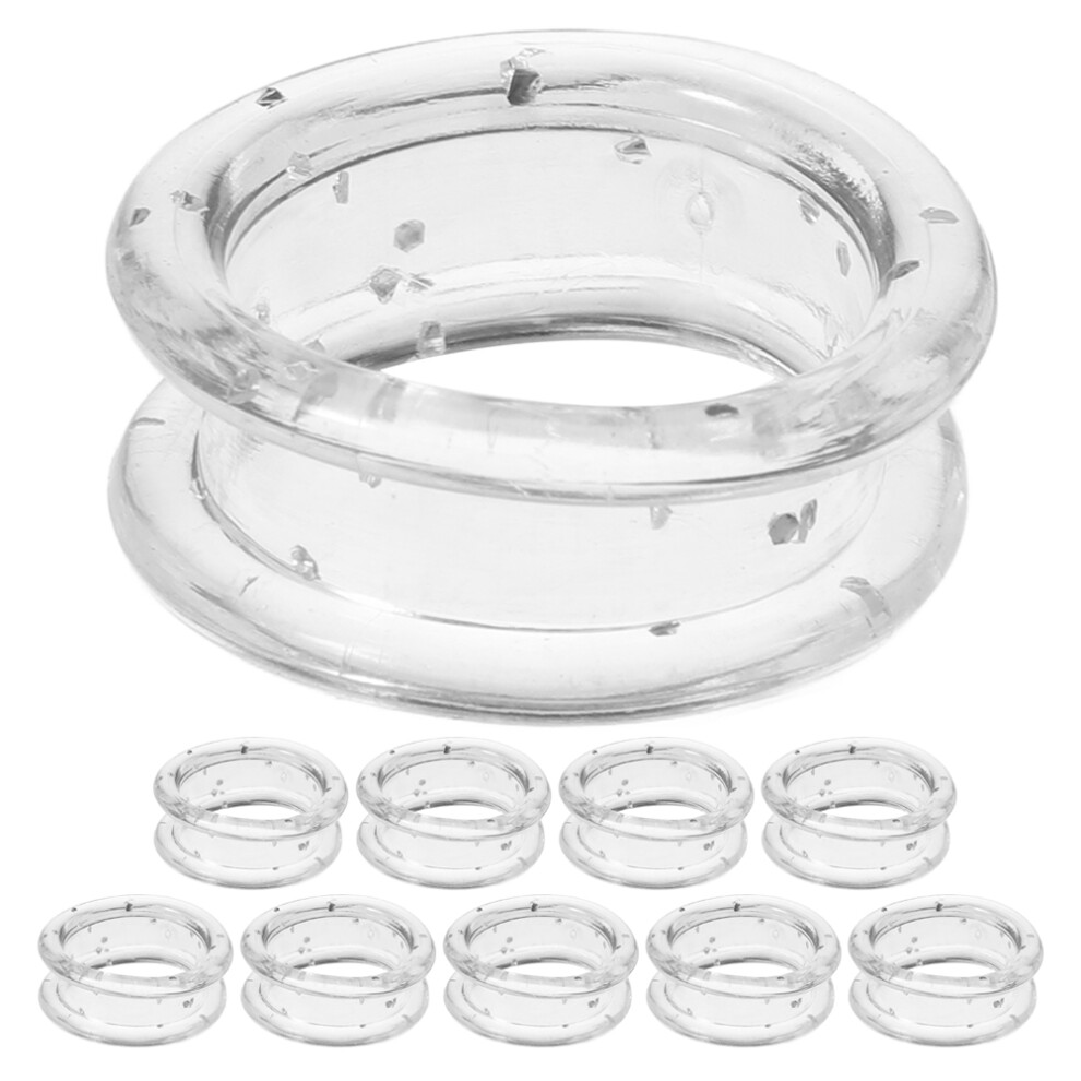 Artibetter 10Pcs Silicone Finger Protector Rings For Scissors Pet Grooming