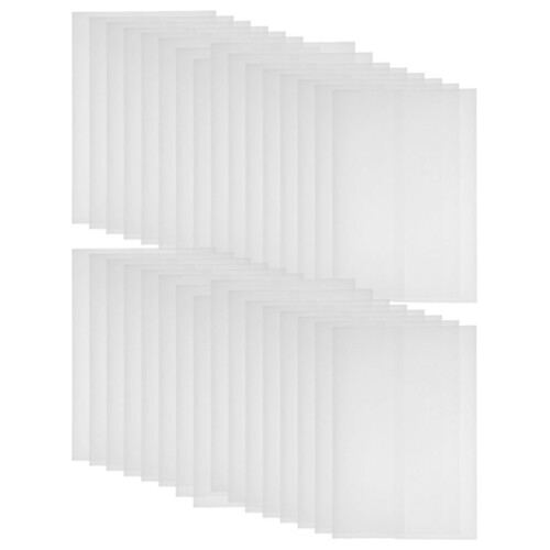 250 Pcs Parchment Invitation Cards Translucent Envelopes