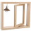Double Sided Rotating Wood Picture Frame with Lamp 10
