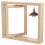 Double Sided Rotating Wood Picture Frame with Lamp 3