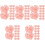 250 Pcs Chocolate Wrappers Hollow-Out 3