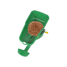 Lawn Spreader Ergonomic Seeding Drill 15.35x9.84x6.69in Portable Handheld Spreader for Garden Landscaping Yard