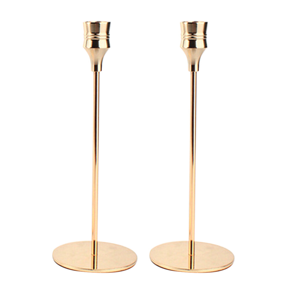 4 Pcs Iron Candlestick Candle Holder for Wedding Living Room Decor-image-OPC-PKCJFKT-NEW