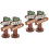 4 Pcs Mini Sign Post Wood Garden Accessories 4