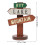4 Pcs Mini Sign Post Wood Garden Accessories 11