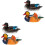 2 Pairs Floating Duck Resin Decor 3