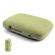 Portable Camping Pillow with Memory Foam Outdoor Neck Support Cushion 55x33cm