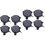 8 Pcs Air Stone Aquarium Oxygen Sucker Bubble Diffuser 4