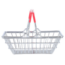 5pcs Mini Shopping Basket Toy Grocery Metal Wire Holder