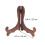6 Pcs Plate Display Stand Dish Easel Rack Wood 10