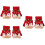 3 Pairs Kids Windproof Warm Half-Finger Gloves 7