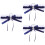 3pcs Practical Thigh Garter Lace Bowknot Leg Ring 6