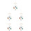 5pcs Wind Chime Pendant Felt Hanging Decor 7