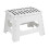 (White) 9 inch folding step stool for adults-child-infant (Black, White) 1