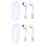 2 Sets Children Tableware Spoon Fork Practice Set 5