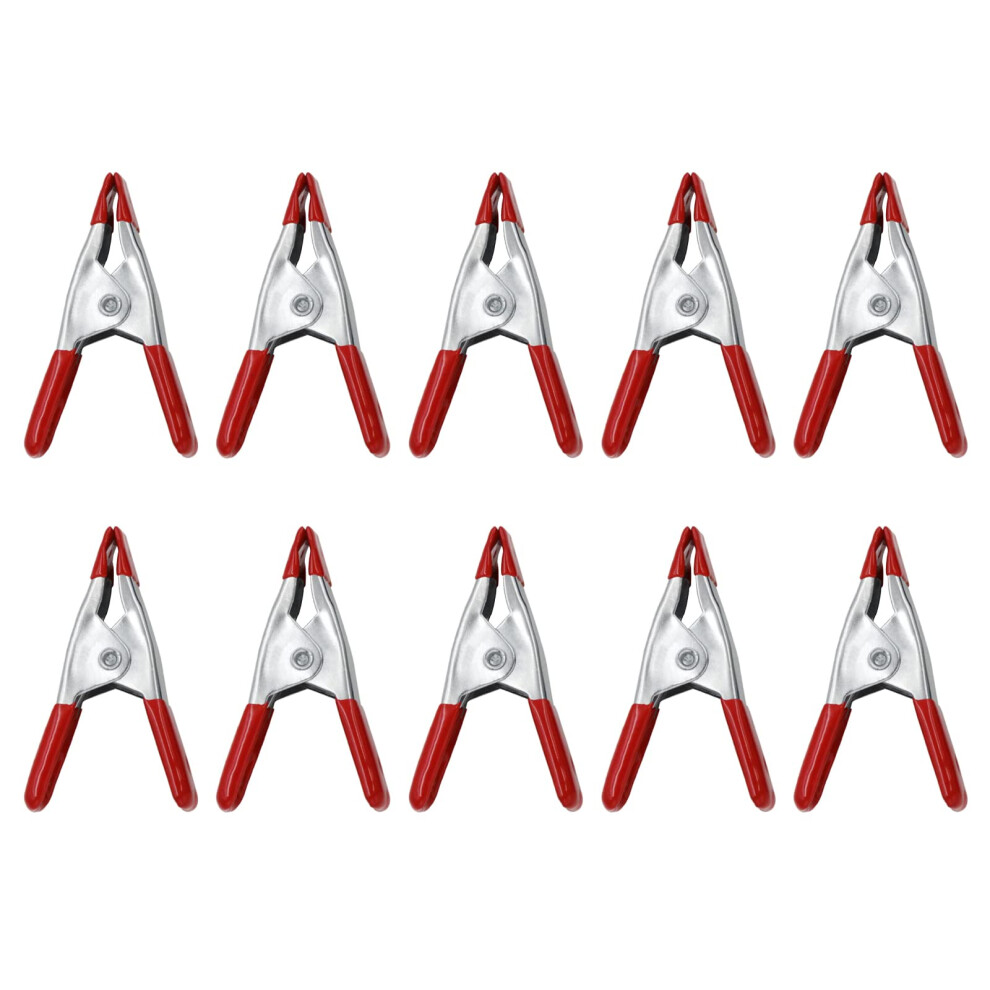2 Inch Metal A-Shaped Spring Clip 10Pcs Multi-Purpose Clamps For Woodworking And Electrical Projects Heavy Duty Hand Tools 6447073486203