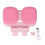 Pink Double Buffer Writing Frame with Light for Kids - Posture Support 2