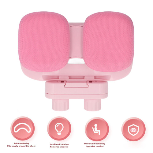 Pink Double Buffer Writing Frame with Light for Kids - Posture Support