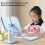 Pink Double Buffer Writing Frame with Light for Kids - Posture Support 5