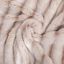 (Bubble Beige, Large (200×240)) Cozy Fleece Blanket with Multiple Designs: Luxurious Faux Fur Mink Throw for Ultimate Comfort soft