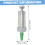 Mini Seed Planter Tool, Portable Handheld Seed Spreader Dispenser for Small Seeds, Multifunctional Sowing Tool 1pc 4