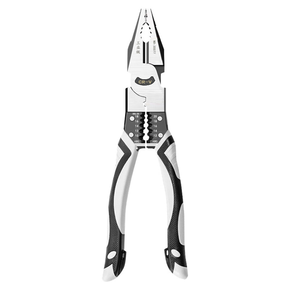 Professional Electrician Plier Set - Diagonal And Long Nose Pliers For Household Repairs, Car Maintenance, And Labor Saving Features 9016109686374