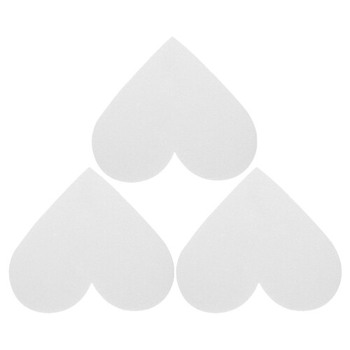 6 Pcs Heart Shaped Foam Cake Models for Decorating Practice 1