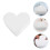 6 Pcs Heart Shaped Foam Cake Models for Decorating Practice 11