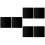 6 Pcs Table Photography Black Background Display Board 6