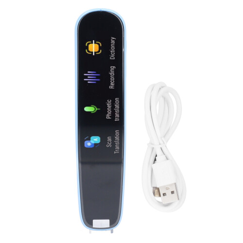 Portable Language Translator Pen WIFI, 57+112 Languages, Blue 1