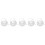 5pcs Heart-Shaped Ring Pillow with Handle 10