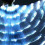 Aile lumineuse à LED de 9,8 pieds, polyester blanc, 3 piles AA 7