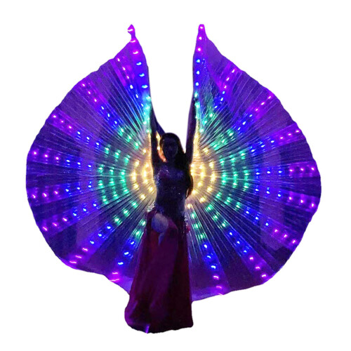 LED Wing 3 m/9.8 ft, 3 pilas AA, RGB multicolor 1