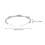 4pcs Alloy Bridal Crown Rhinestone Headband 4