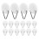 50pcs Self-Adhesive Wall Hooks for Photo Frames and Wall Art 9