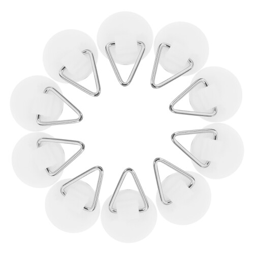 50pcs Self-Adhesive Wall Hooks for Photo Frames and Wall Art