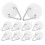 50pcs Self-Adhesive Wall Hooks for Photo Frames and Wall Art 10