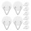 50pcs Self-Adhesive Wall Hooks for Photo Frames and Wall Art 7