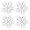 50pcs Self-Adhesive Wall Hooks for Photo Frames and Wall Art 4
