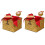 2pcs Rattan Storage Basket with Lid for Bathroom Kitchen 2