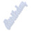 2 Pcs Silicone Mold Word Shape Craft Plate 9