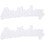2 Pcs Silicone Mold Word Shape Craft Plate 5