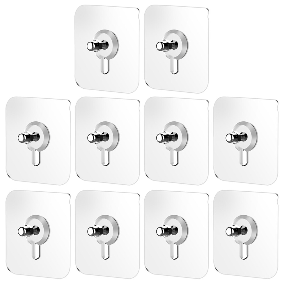 20 Pcs Clear Furniture Hanger Pads With Screws 3183700172356
