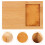 4pcs Bamboo Pet Urn Cinerary Holder Ash Box 9