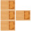 4pcs Bamboo Pet Urn Cinerary Holder Ash Box 7