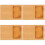4pcs Bamboo Pet Urn Cinerary Holder Ash Box 5