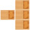 4pcs Bamboo Pet Urn Cinerary Holder Ash Box 6