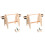 2 Sets Indoor Parrot Stand Bird Feeder Training Rack Cage Stand 2